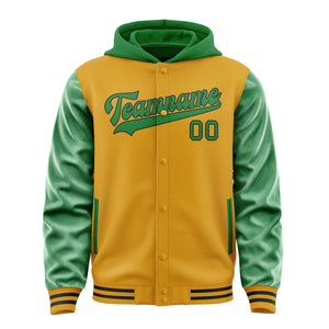 Custom Yellow Emerald Green Jacket