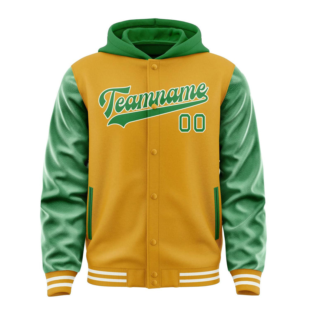 Custom Yellow Emerald Green Jacket