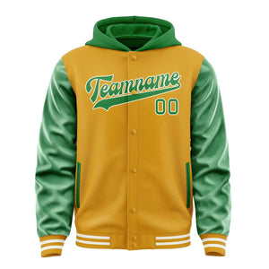 Custom Yellow Emerald Green Jacket