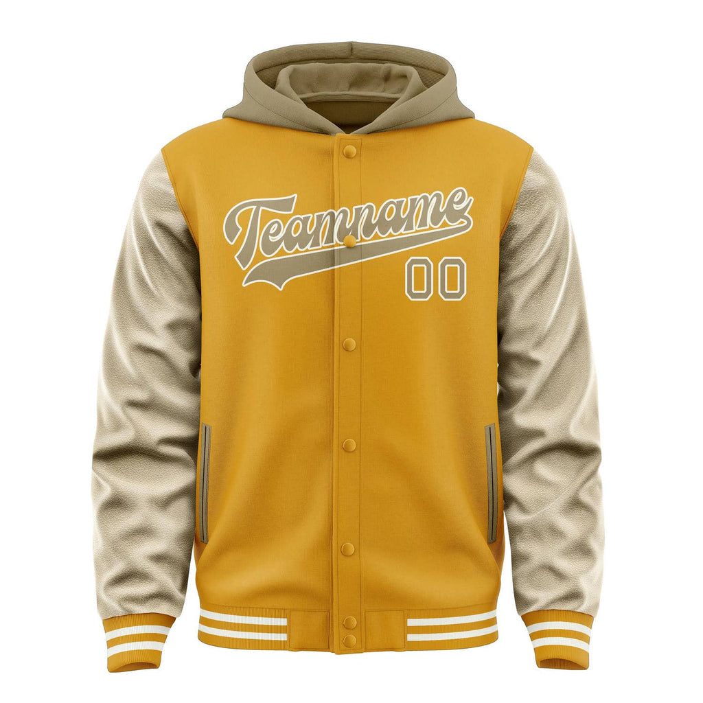 Custom Yellow Light Khaki Jacket