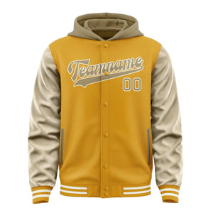 Custom Yellow Light Khaki Jacket
