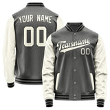 Custom Dark Grey Cream Jacket JA2020032017B31703