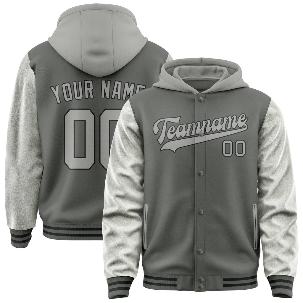 Custom Dark Grey Gray Jacket