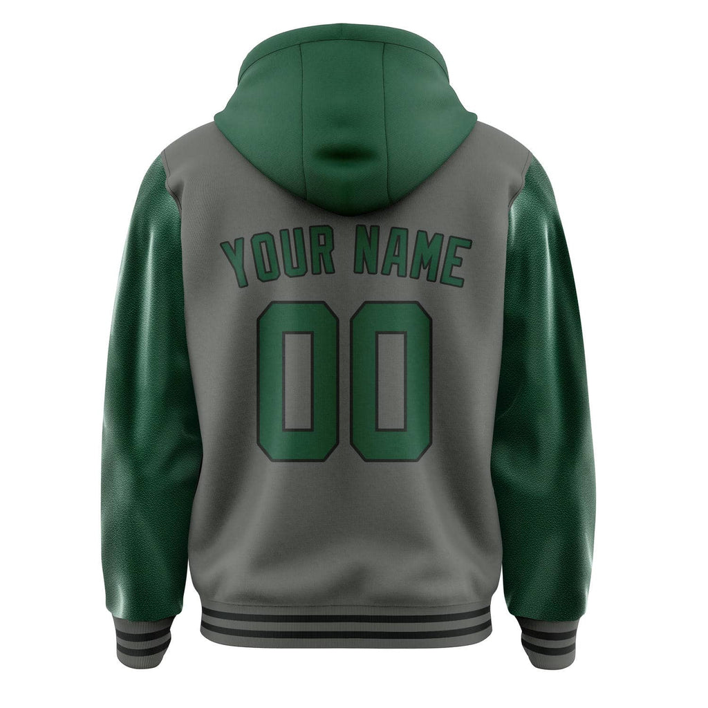 Custom Dark Grey Green Jacket