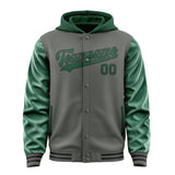 Custom Dark Grey Green Jacket