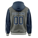 Custom Dark Grey Blue Jacket