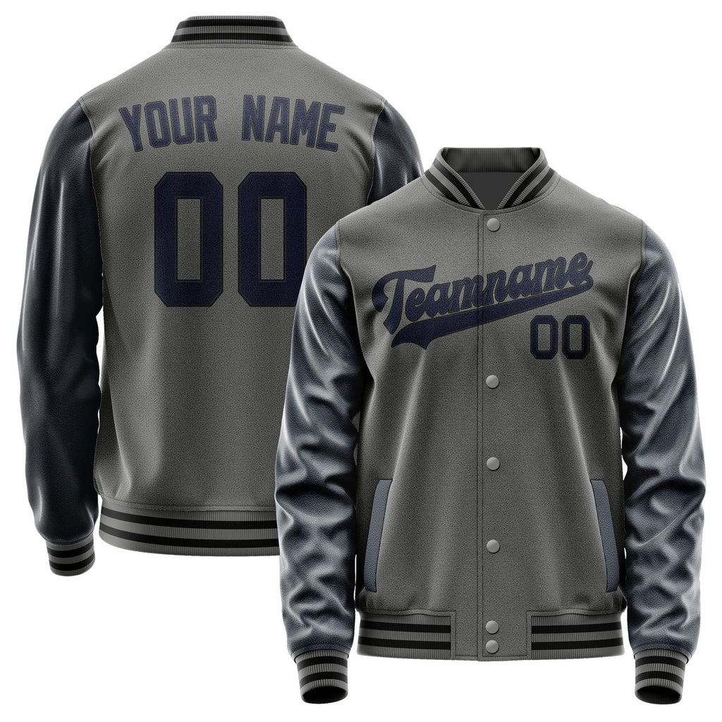 Custom Dark Grey Navy Jacket JA2020112017B31711