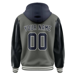 Custom Dark Grey Navy Jacket
