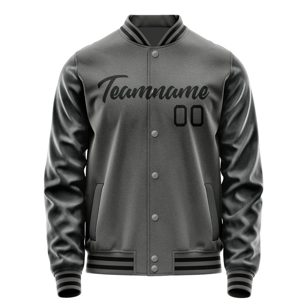 Custom Dark Grey Black Jacket JA2020172017B21717