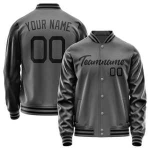 Custom Dark Grey Black Jacket JA2020172017B21717