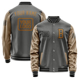 Custom Dark Grey Khaki Jacket