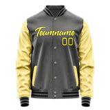 Custom Dark Grey Light Yellow Jacket JA2020262017B21726