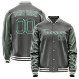 Custom Dark Grey Blue Green Jacket