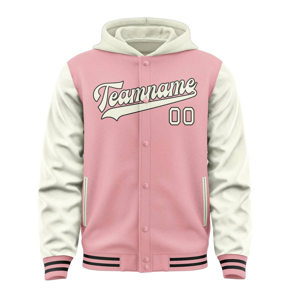 Custom Light Pink Cream Jacket