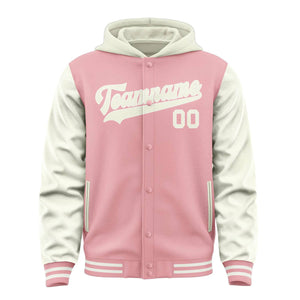 Custom Light Pink Cream Jacket