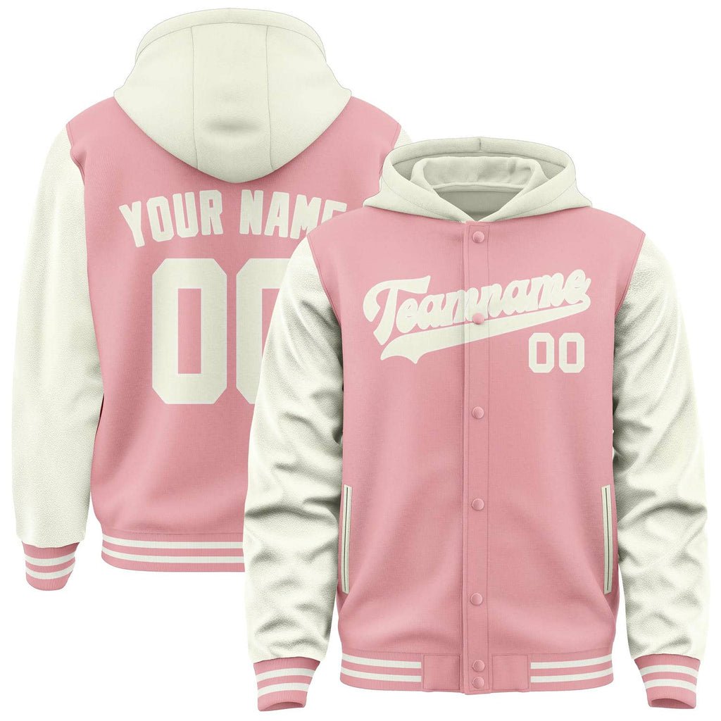 Custom Light Pink Cream Jacket