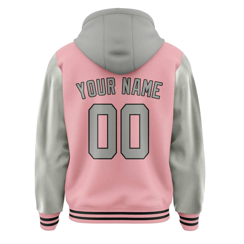 Custom Light Pink Gray Jacket