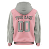 Custom Light Pink Gray Jacket