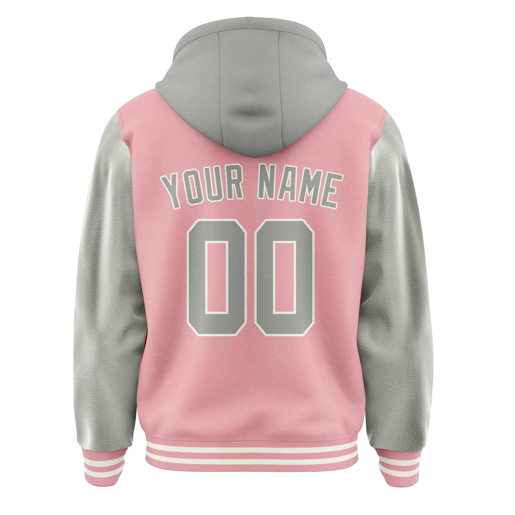 Custom Light Pink Gray Jacket