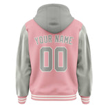 Custom Light Pink Gray Jacket