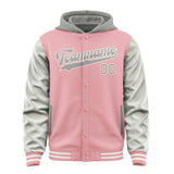 Custom Light Pink Gray Jacket
