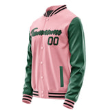 Custom Light Pink Green Jacket JA2121052117B21705