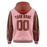 Custom Light Pink Coral Red Jacket