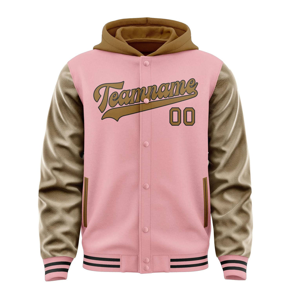 Custom Light Pink Khaki Jacket