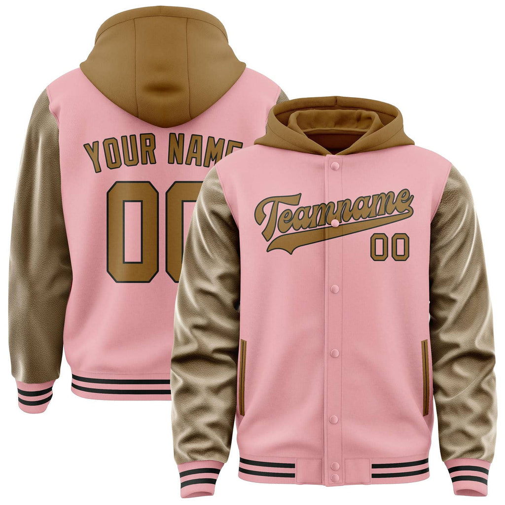 Custom Light Pink Khaki Jacket