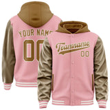 Custom Light Pink Khaki Jacket