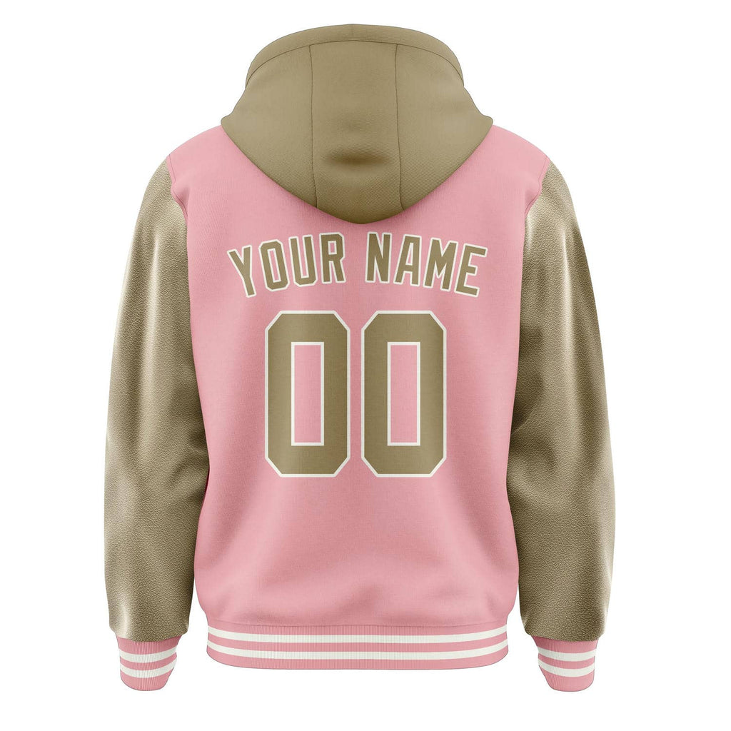 Custom Light Pink Light Khaki Jacket