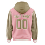 Custom Light Pink Light Khaki Jacket