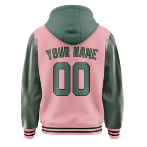 Custom Light Pink Blue Green Jacket