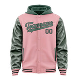 Custom Light Pink Blue Green Jacket