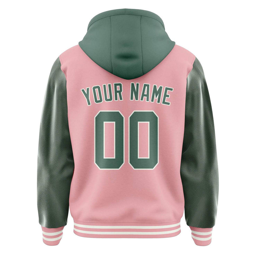 Custom Light Pink Blue Green Jacket