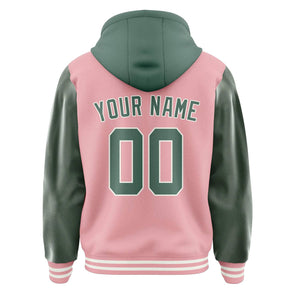 Custom Light Pink Blue Green Jacket