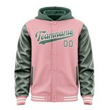 Custom Light Pink Blue Green Jacket
