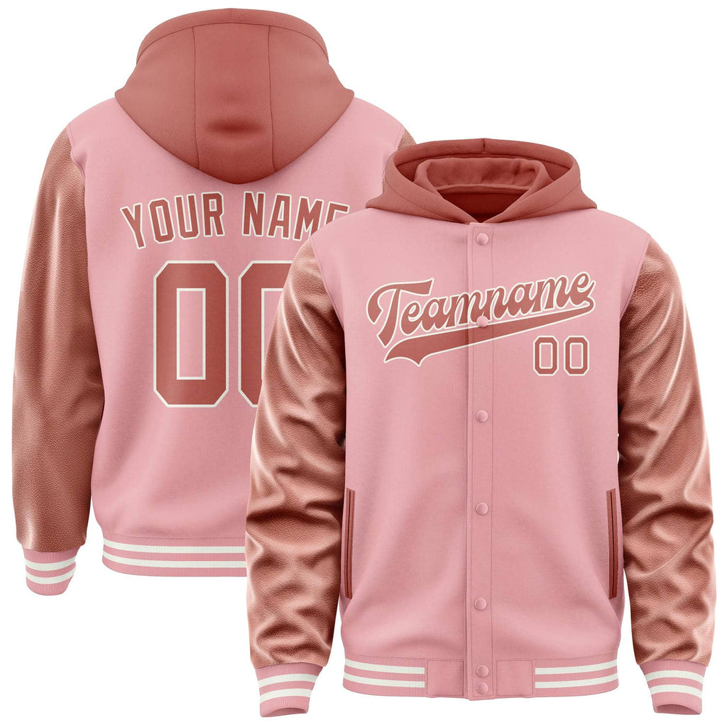 Custom Light Pink Copper Rose Jacket