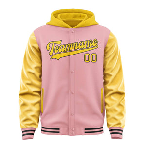 Custom Light Pink Gold Jacket