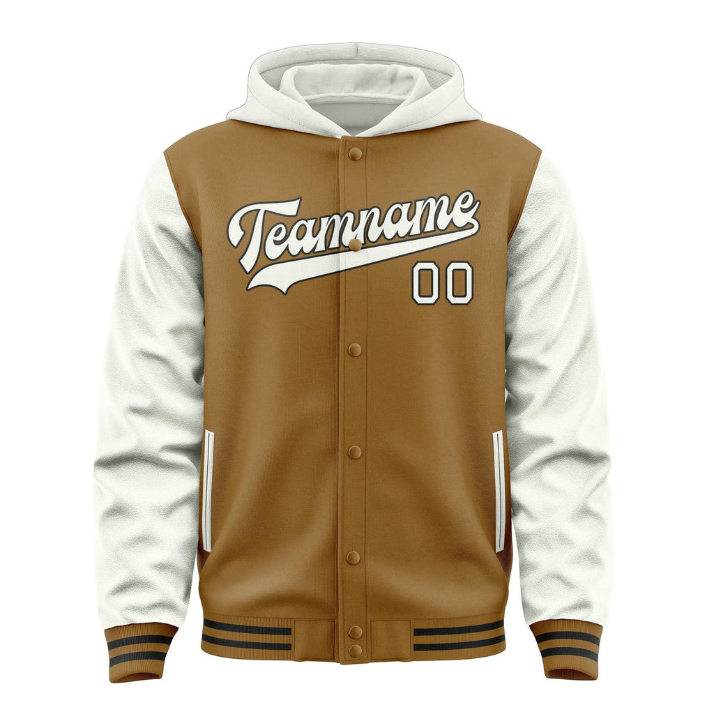 Custom Khaki White Jacket
