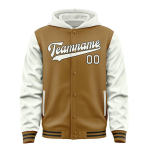Custom Khaki White Jacket