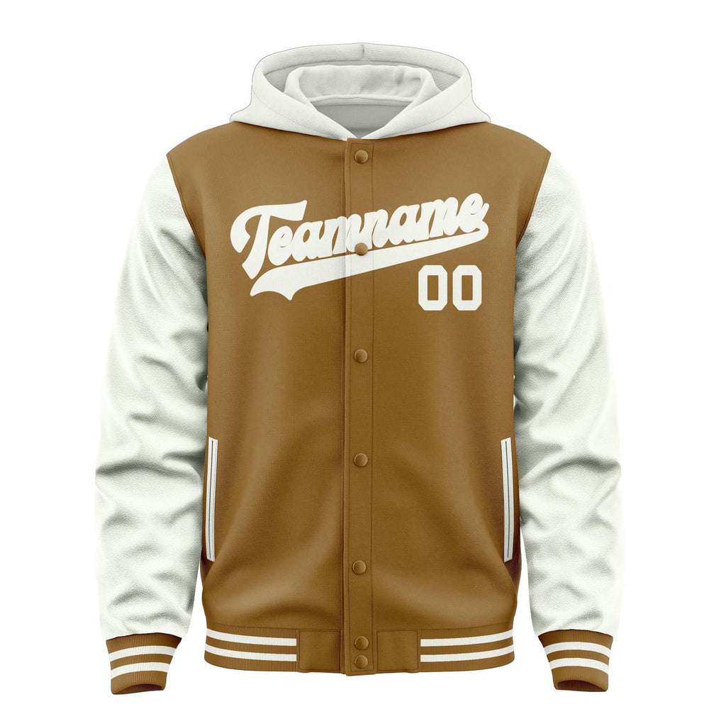 Custom Khaki White Jacket