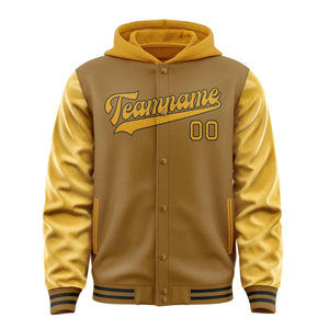 Custom Khaki Yellow Jacket