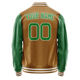 Custom Khaki Emerald Green Jacket JA2222242218B21824