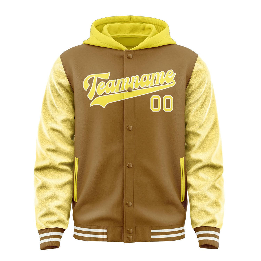 Custom Khaki Light Yellow Jacket