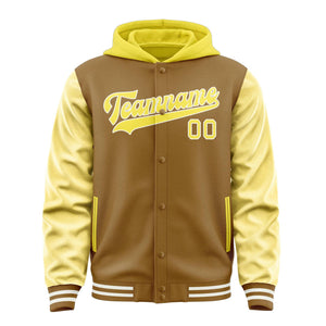 Custom Khaki Light Yellow Jacket