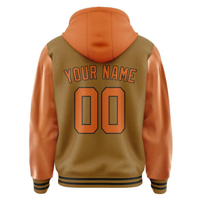 Custom Khaki Orange Jacket
