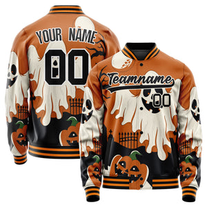 Custom Brown Halloween Jacket JA2240927SK030