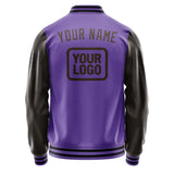 Custom Light Purple Brown Jacket JA232301231717010117