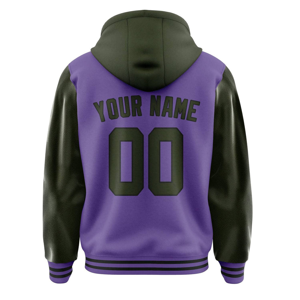Custom Light Purple Olive Jacket